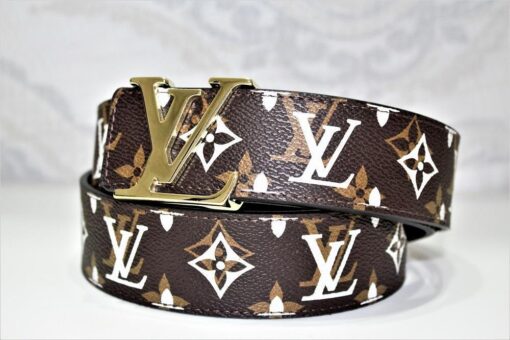 Louis Vuitton New Brown Monogram Leather Belt
