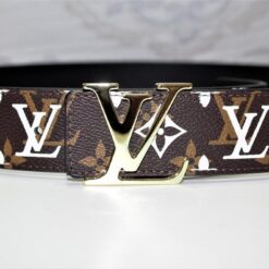 Louis Vuitton New Brown Monogram Leather Belt