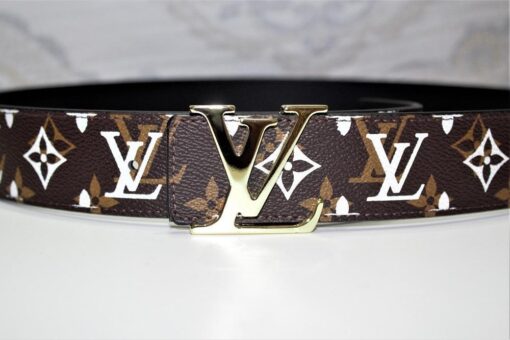 Louis Vuitton New Brown Monogram Leather Belt