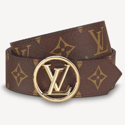 Red Reversible Leather Belt - Brands Gateway