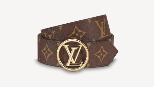 Red Reversible Leather Belt - Brands Gateway