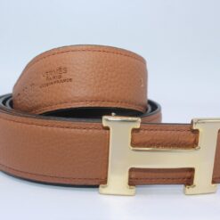 Reversible Buckle Belt Brown&Black 35mm - Brands Gateway