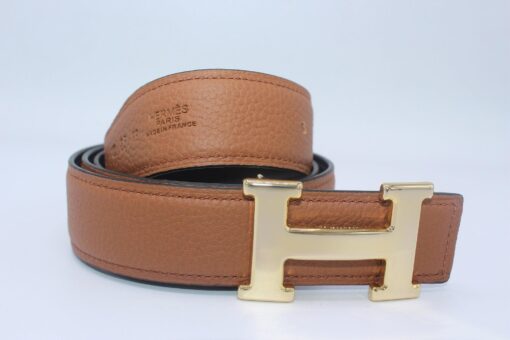 Reversible Buckle Belt Brown&Black 35mm - Brands Gateway