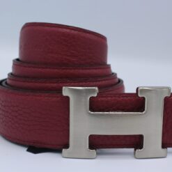 Reversible Buckle Leather Belt - Brands Gateway