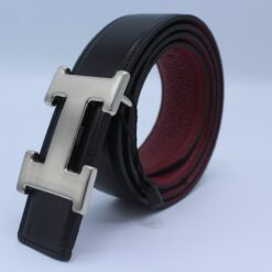 Reversible Buckle Leather Belt - Brands Gateway