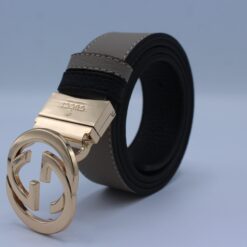 Reversible GG Buckle Leather Belt - Brands Gateway