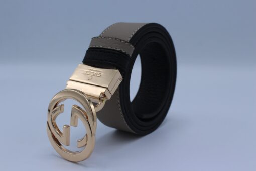 Reversible GG Buckle Leather Belt - Brands Gateway