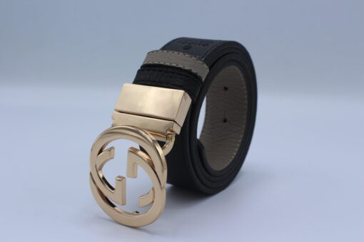 Reversible GG Buckle Leather Belt - Brands Gateway