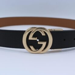 Reversible GG Buckle Leather Belt - Brands Gateway