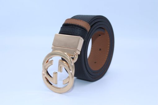 Reversible GG Buckle Leather Belt - Brands Gateway