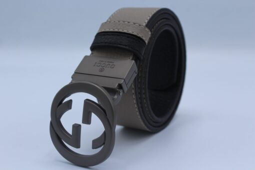 Reversible GG Buckle Leather Belt - Brands Gateway