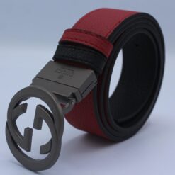 Reversible GG Buckle Leather Belt - Brands Gateway