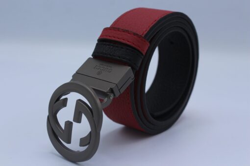 Reversible GG Buckle Leather Belt - Brands Gateway