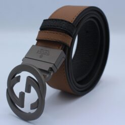 Reversible GG Buckle Leather Belt - Brands Gateway