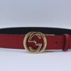 Reversible GG Buckle Leather Belt - Brands Gateway