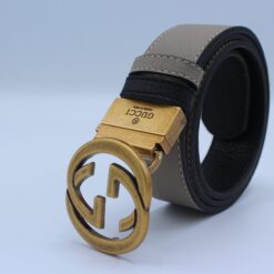 Reversible GG Buckle Leather Belt - Brands Gateway