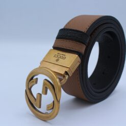 Reversible GG Buckle Leather Belt - Brands Gateway