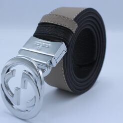 Reversible GG Buckle Leather Belt - Brands Gateway