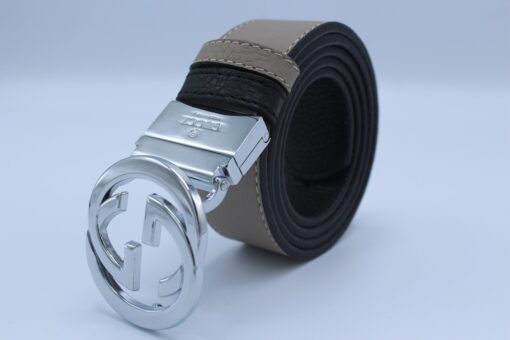 Reversible GG Buckle Leather Belt - Brands Gateway