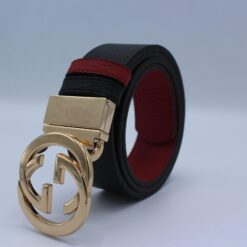 Reversible GG Buckle Leather Belt - Brands Gateway