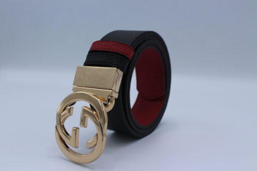 Reversible GG Buckle Leather Belt - Brands Gateway