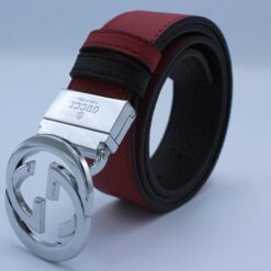 Reversible GG Buckle Leather Belt - Brands Gateway
