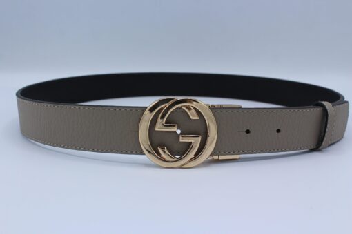 Reversible GG Buckle Leather Belt - Brands Gateway