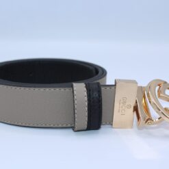 Reversible GG Buckle Leather Belt - Brands Gateway