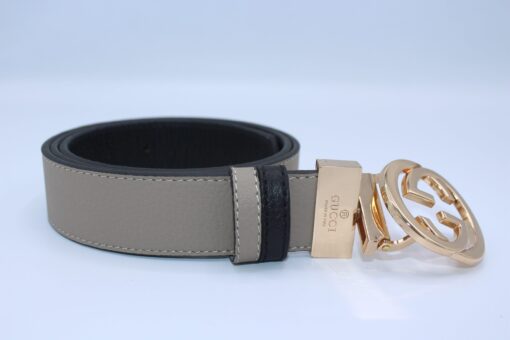 Reversible GG Buckle Leather Belt - Brands Gateway