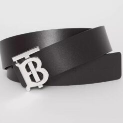 Reversible Motif Leather Belt - Brands Gateway
