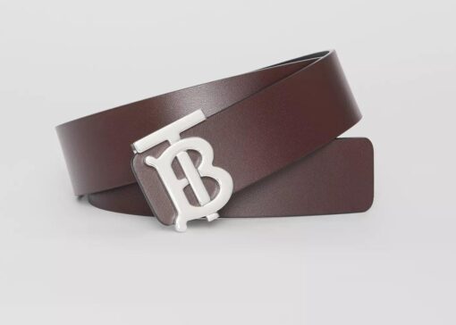 Reversible Motif Leather Belt - Brands Gateway