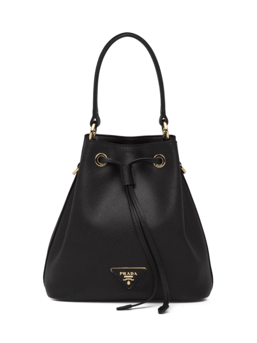 Saffiano Bucket Bag Black - Brands Gateway