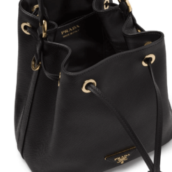Saffiano Bucket Bag Black - Brands Gateway
