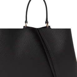 Saffiano Bucket Bag Black - Brands Gateway