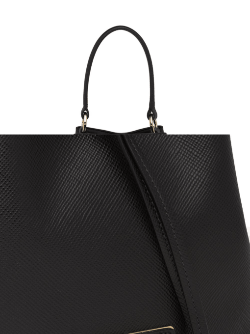 Saffiano Bucket Bag Black - Brands Gateway