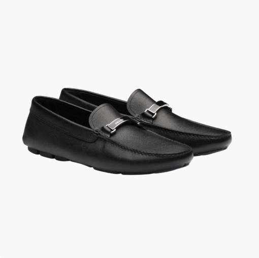 PRADA Saffiano Leather Loafers