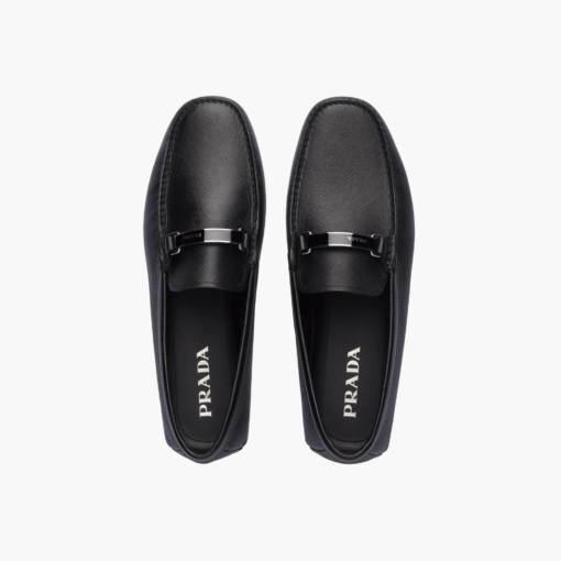 PRADA Saffiano Leather Loafers