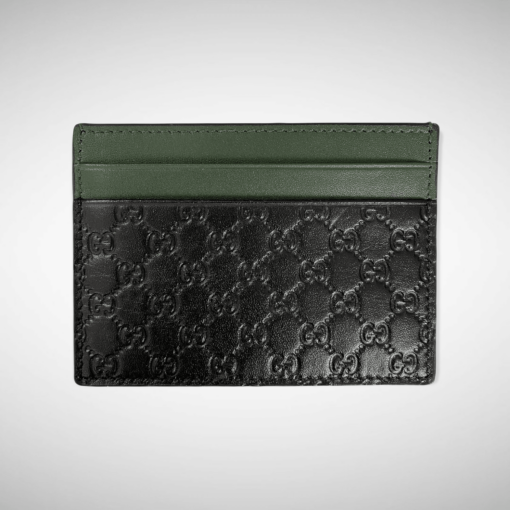 Gucci Signature Web Card Case