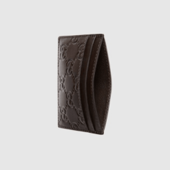 Signature Web Card Case Brown - Brands Gateway
