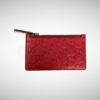 Gucci Signature Web Card Case Red Zipper