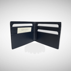 Gucci Signature Web Wallet Dark Blue
