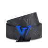 Spray Blue Buckle Belt Reversible - Brands Gateway