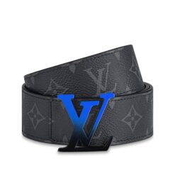 Spray Blue Buckle Belt Reversible - Brands Gateway