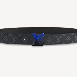Spray Blue Buckle Belt Reversible - Brands Gateway