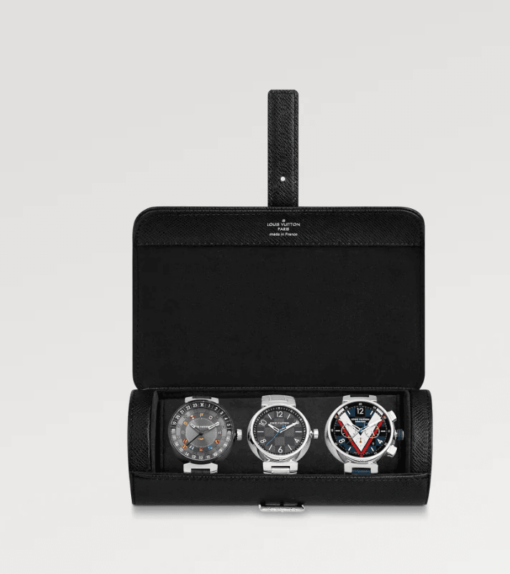 Louis Vuitton Watch Case with premium materials and microfiber lining