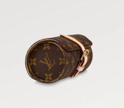 Louis Vuitton Watch Case Brown Monogram with premium cowhide trimmings